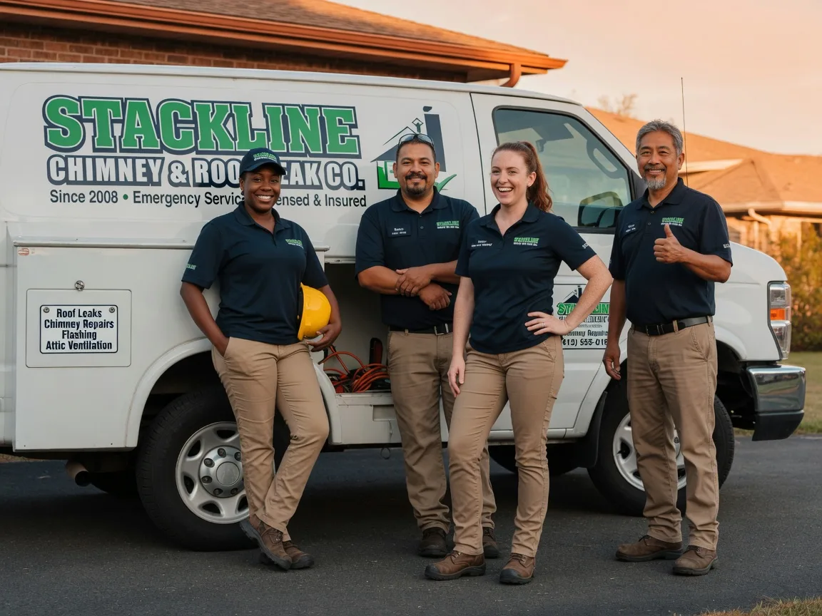 Chimney flashing repair company in Saluda, NC